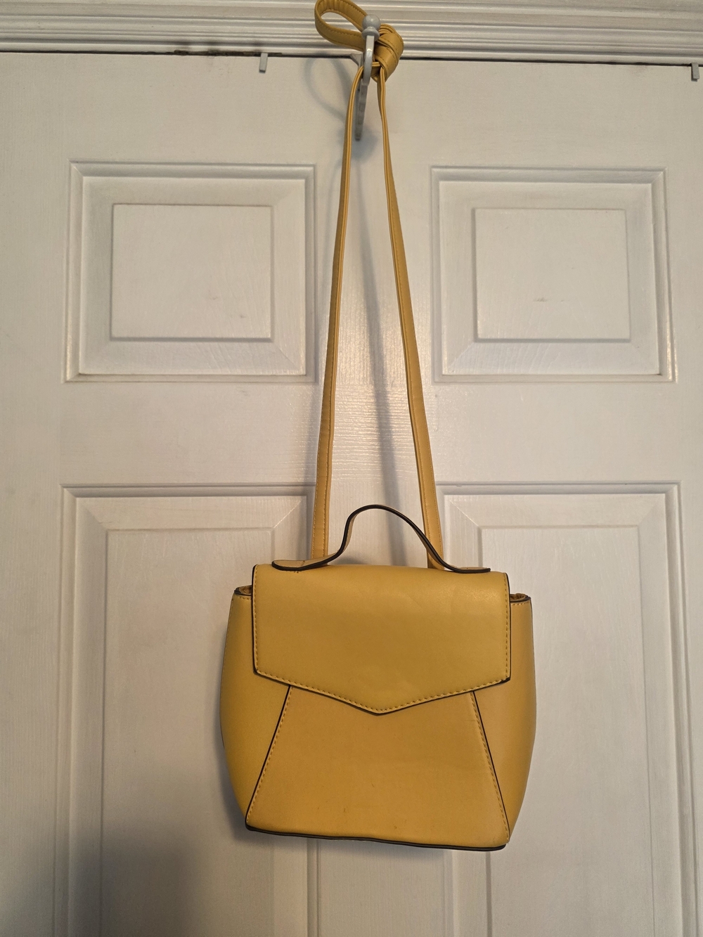 a new day Yellow Top-Handle Crossbody Bag/Mini Backpack